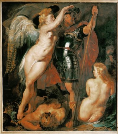 美徳の英雄の栄光 作： Peter Paul Rubens